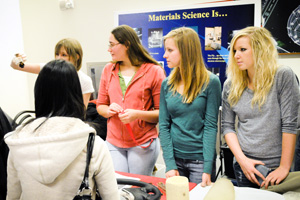Prospective students visit campus